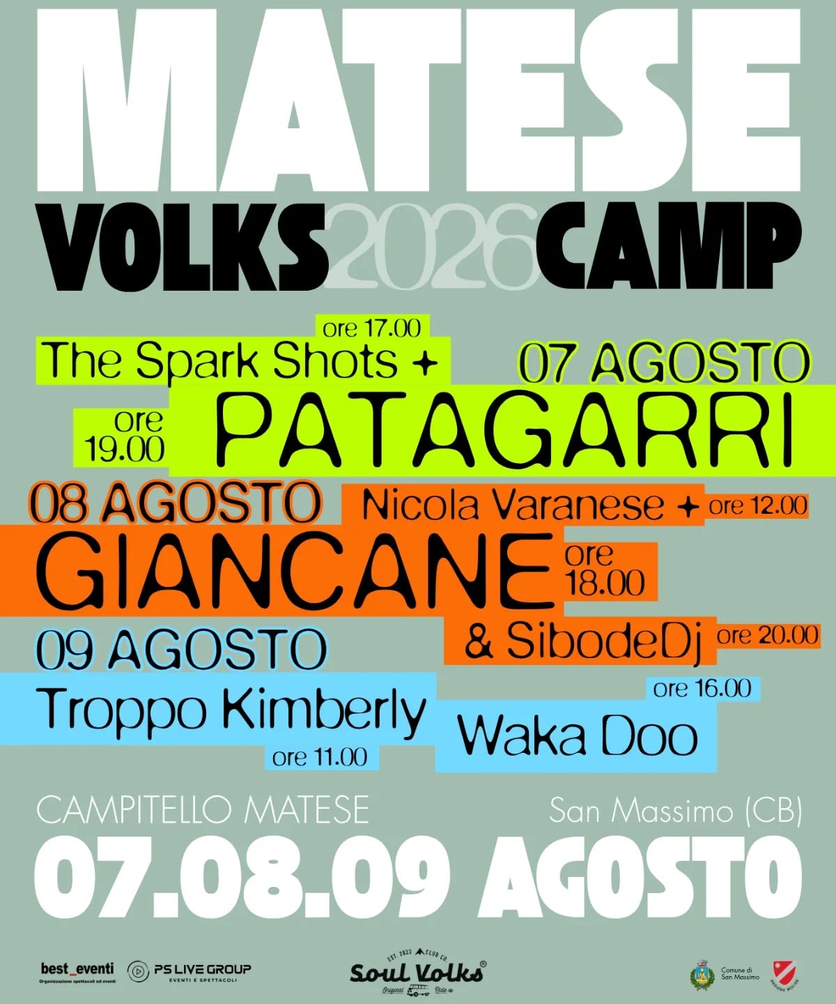 Matese Volks Camp 2026, tre giorni tra motori e musica